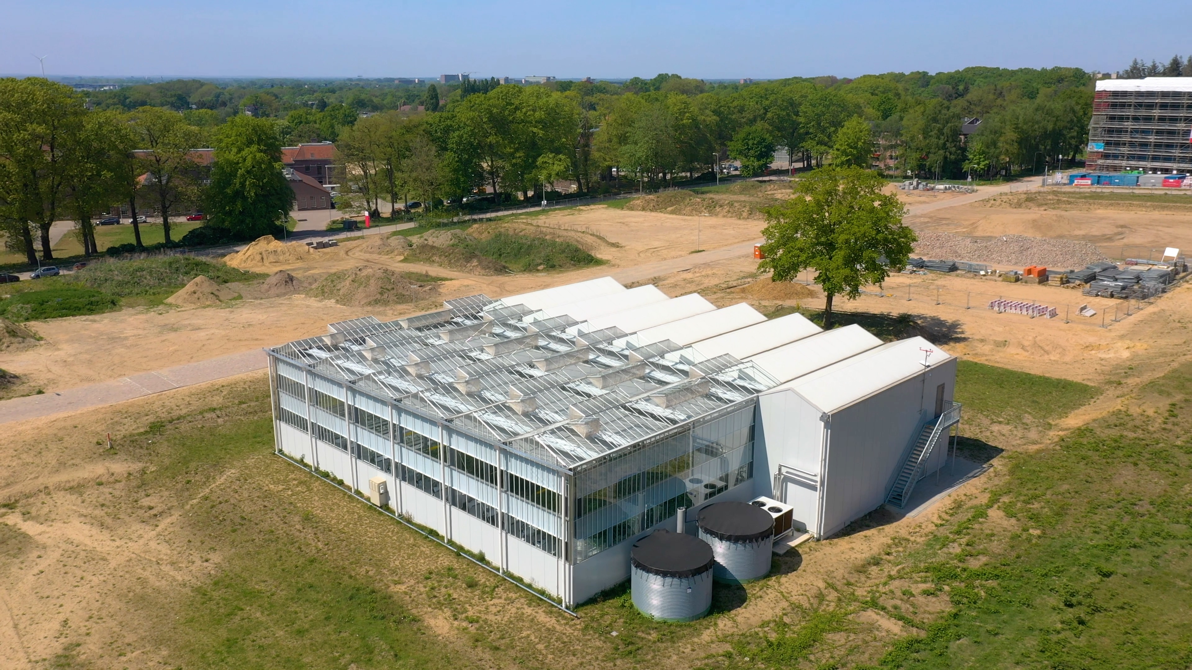 De kas van SAIA Agrobotics in Ede